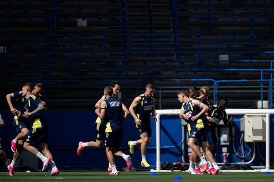 Viktor Gyökeres of the Swedish national football team at a