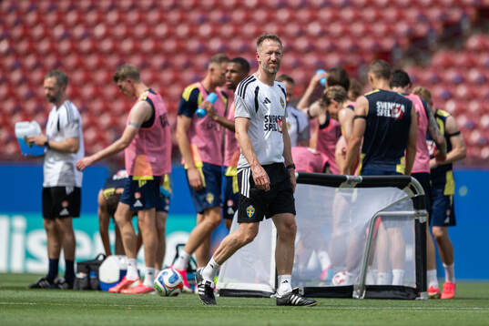 Head coach Graham Potter of the Swedish national football