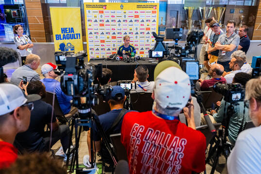 Herman Johansson of the Swedish men's national football team