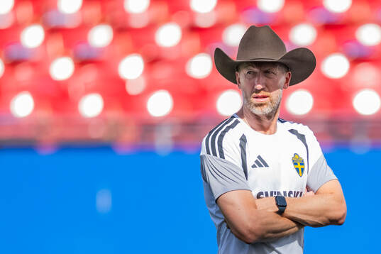 Head coach Graham Potter of the Swedish national football