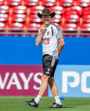Head coach Graham Potter of the Swedish national football