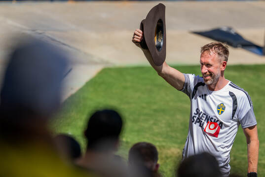 Head coach Graham Potter of the Swedish national football