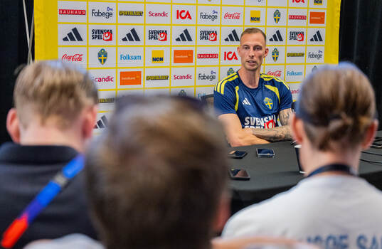 Gustaf Nilsson of the Swedish men's national football team