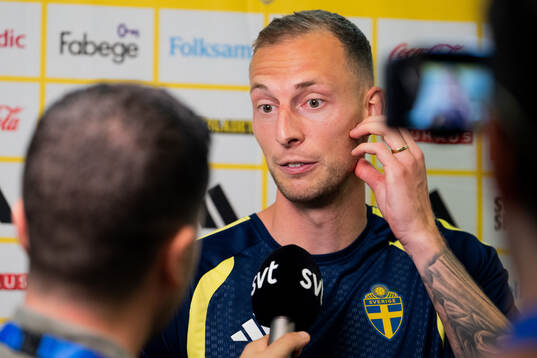 Gustaf Nilsson of the Swedish men's national football team