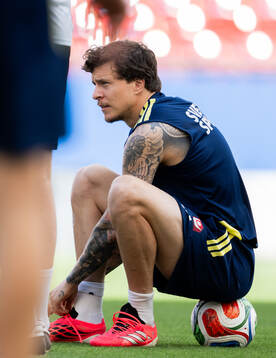 Victor Nilsson Lindelöf of the Swedish national football