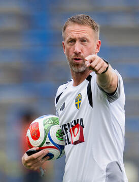 Head coach Graham Potter of the Swedish national football