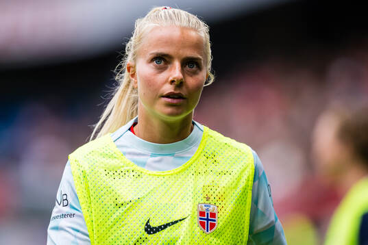 Emilie Woldvik of Norway warms up