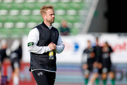 Varbergs tränare Victor Salwén
