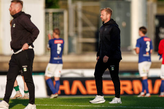Varbergs tränare Victor Salwén