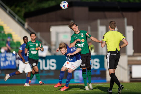 Norrbys Kevin Liimatainen och Varbergs Albin Winbo