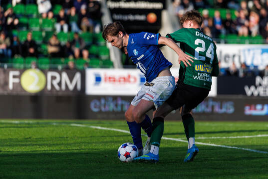 Norrbys Charlie Axede och Varbergs Oliver Brynéus