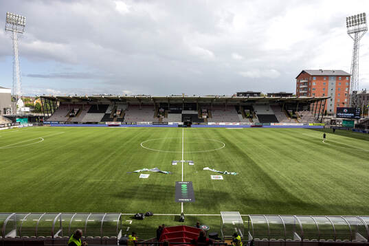 Interiör vy av Behrn Arena