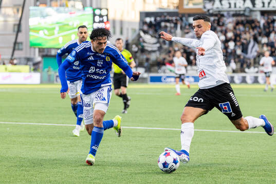 GIF Sundsvalls Alexandros Pantelidis och Örebros Ahmed