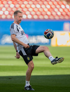 Head coach Graham Potter of the Swedish national football