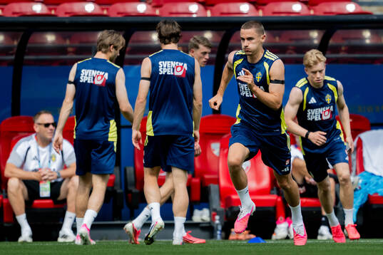 Gustaf Lagerbielke of the Swedish national football team at