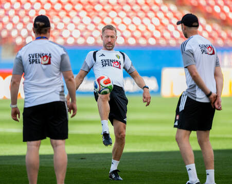 Head coach Graham Potter of the Swedish national football