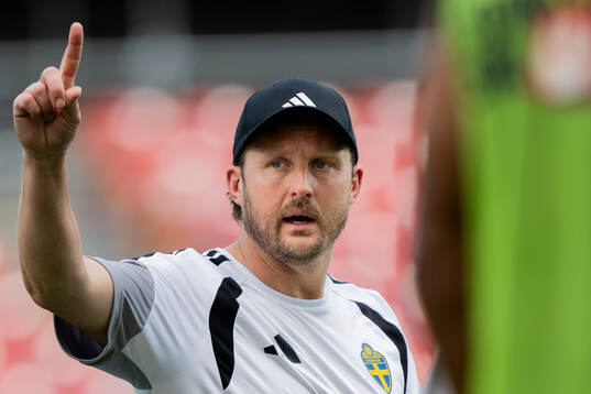 Assistant coach Björn Hamberg of the Swedish national