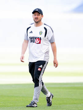 Assistant coach Björn Hamberg of the Swedish national