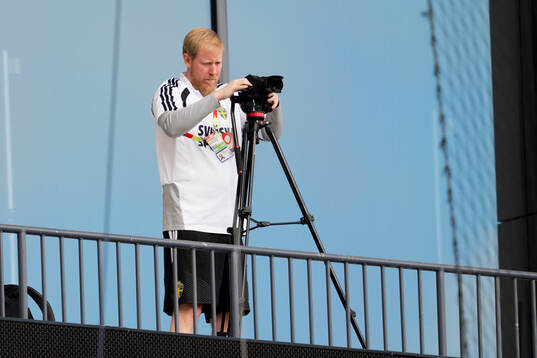Sebastian Borg, analyst of the Swedish national football