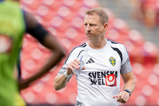 Fredrik Larsson, physiotherapist of the Swedish national