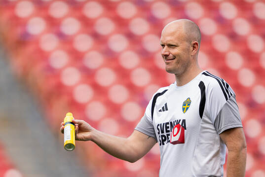 Carl Persson, physiotherapist of the Swedish national