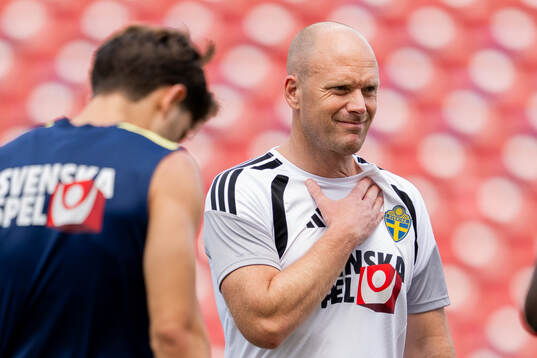 Carl Persson, physiotherapist of the Swedish national