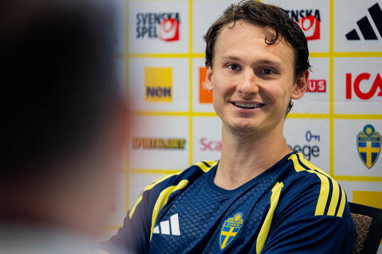 Hjalmar Ekdal of the Swedish men's national football team