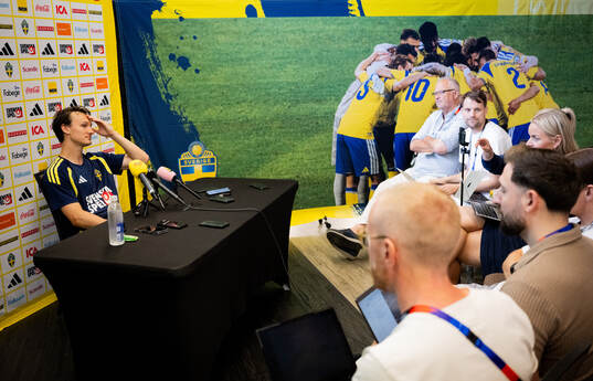 Hjalmar Ekdal of the Swedish men's national football team