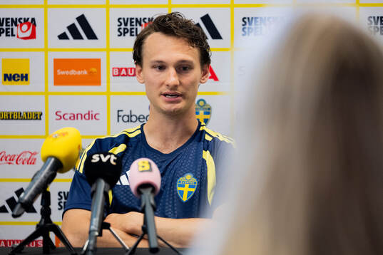 Hjalmar Ekdal of the Swedish men's national football team