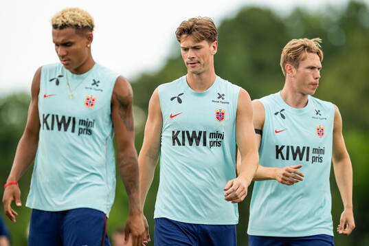 Henrik Falchener of the Norwegian national football team at