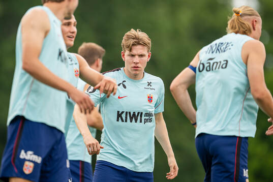 Jens Petter Hauge of the Norwegian national football team