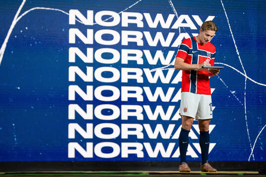 Kristian Thorstvedt of the Norwegian national football team