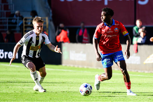 Landskronas Constantino Capotondi och Helsingborgs Clancy