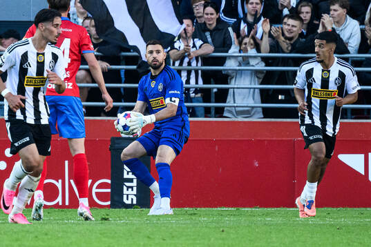 Landskronas målvakt Amr Kaddoura