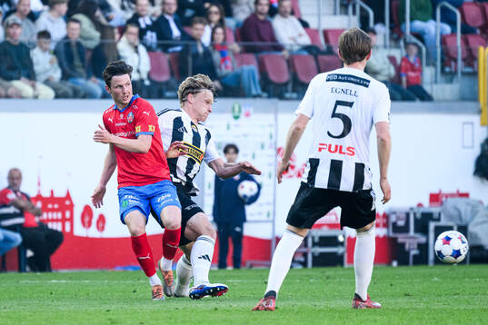 Helsingborgs Max Svensson och Landskronas Gustaf Bruzelius
