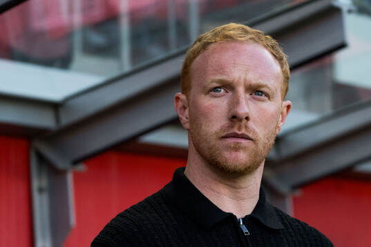 Helsingborgs manager Stevie Grieve