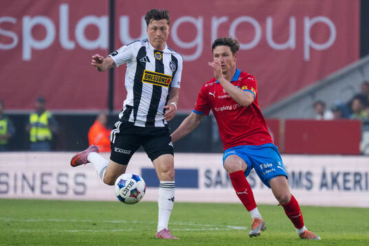 Landskronas Kevin Jensen och Helsingborgs Max Svensson