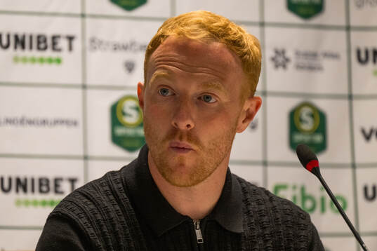 Helsingborgs manager Stevie Grieve