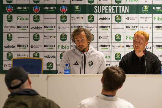 Landskronas tränare Robin Asterhed och Helsingborgs