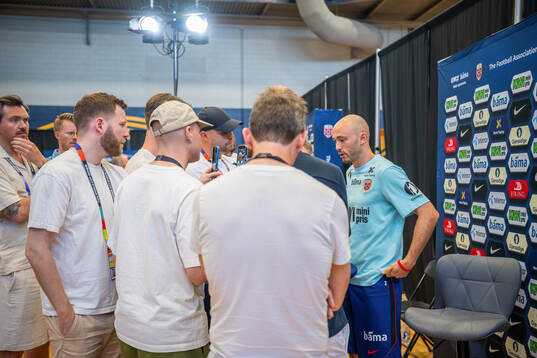 Fredrik Aursnes of the Norwegian national football team at