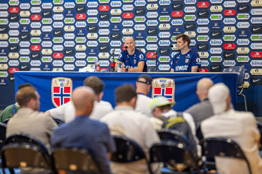 Ståle Solbakken, head coach of the Norwegian national