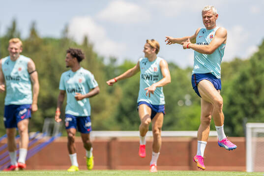Julian Ryerson of the Norwegian national football team at a