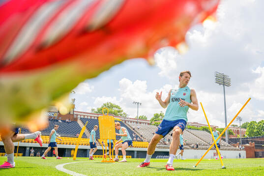 Bläddra bland fler bilder av Football, FIFA World Cup 2026, day 1, Norway, training
