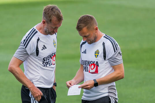 Head coach Graham Potter and Assistant coach Sebastian