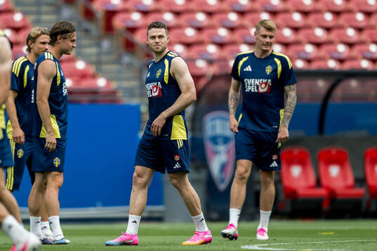 Gabriel Gudmundsson of the Swedish national football team