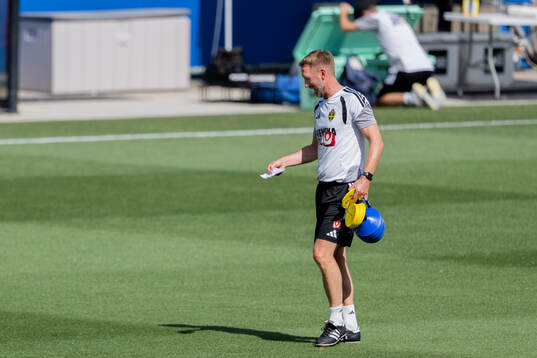 Head coach Graham Potter of the Swedish national football