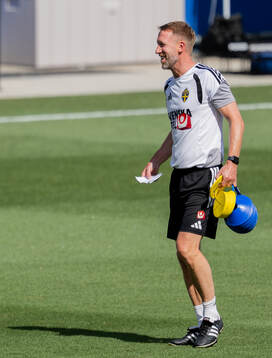 Head coach Graham Potter of the Swedish national football