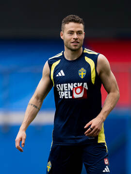 Gabriel Gudmundsson of the Swedish national football team