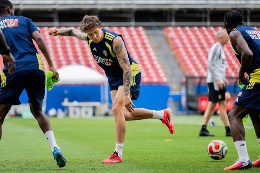 Victor Nilsson Lindelöf of the Swedish national football