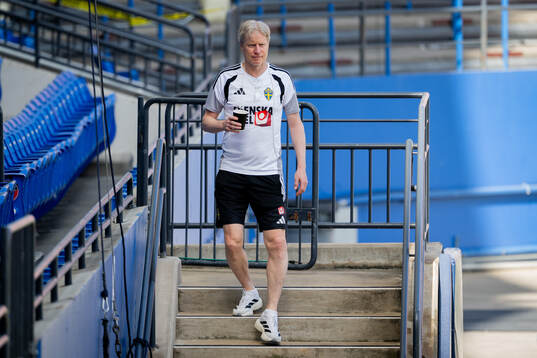 Team manager Stefan Pettersson of the Swedish national